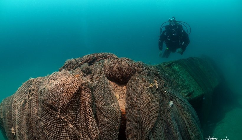 Hitlerin denizaltısı U-20, hayalet ağlara teslim