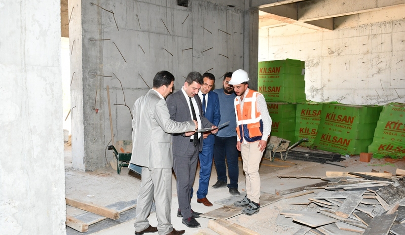 Hızırtepe'de 24 Derslikli okul inşaatı hızla yükseliyor