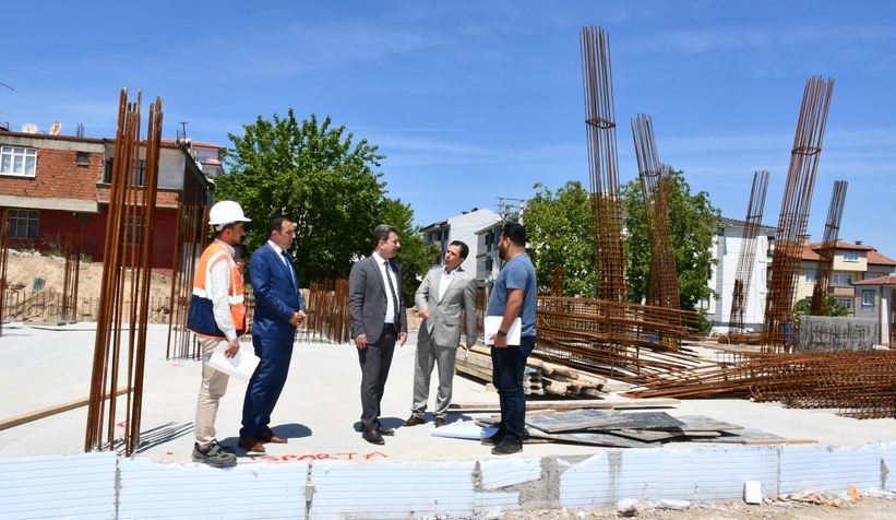 Hızırtepe'de 24 Derslikli okul inşaatı hızla yükseliyor