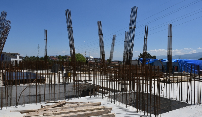 Hızırtepe'de 24 Derslikli okul inşaatı hızla yükseliyor