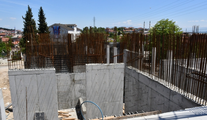 Hızırtepe'de 24 Derslikli okul inşaatı hızla yükseliyor