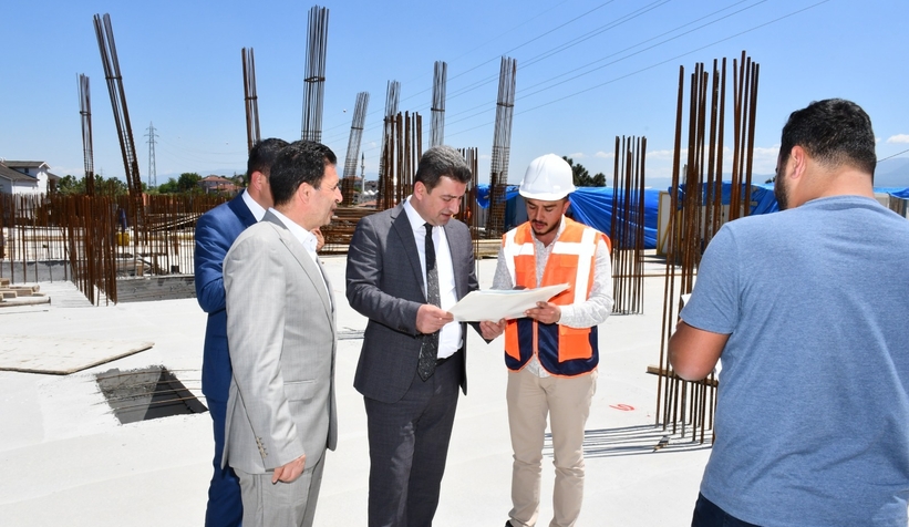 Hızırtepe'de 24 Derslikli okul inşaatı hızla yükseliyor