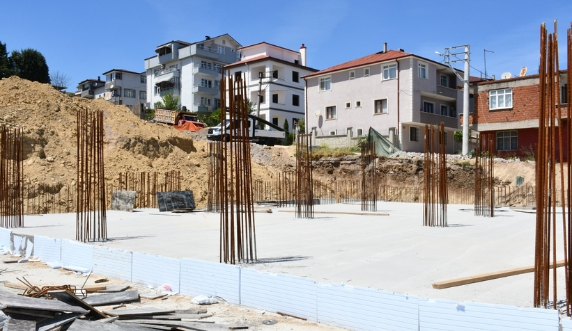 Hızırtepe'de 24 Derslikli okul inşaatı hızla yükseliyor