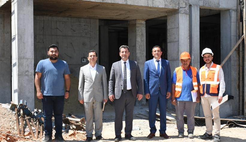 Hızırtepe'de 24 Derslikli okul inşaatı hızla yükseliyor