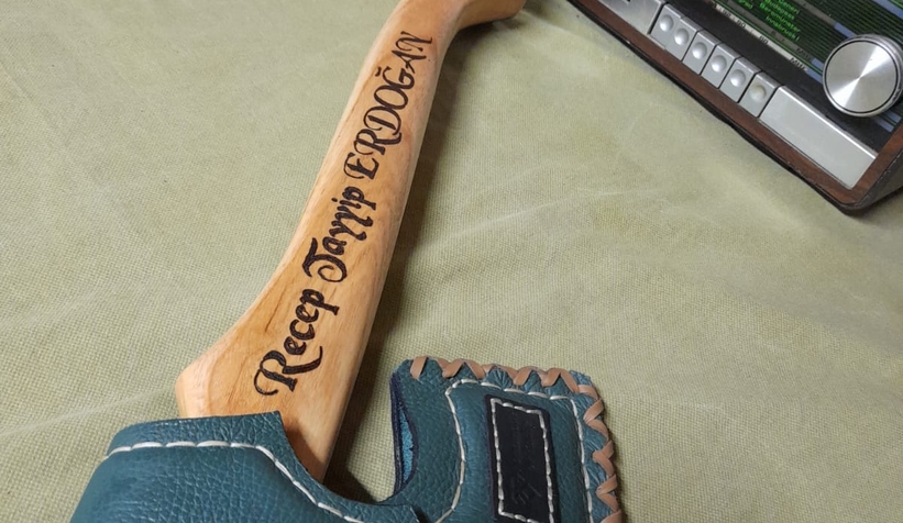 Hobi olarak başladığı üretimi Cumhurbaşkanı Erdoğan’a hediye edildi