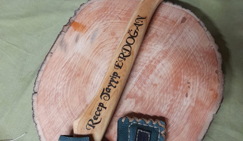 Hobi olarak başladığı üretimi Cumhurbaşkanı Erdoğan’a hediye edildi