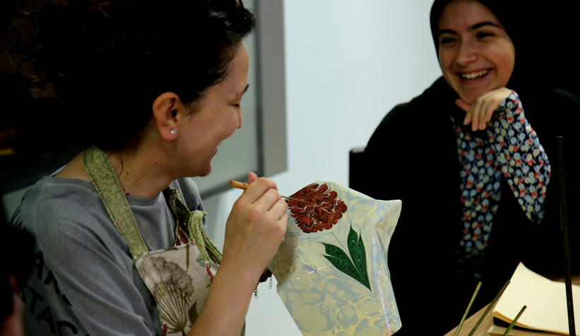 Hünerli ellerin yetenekleri bu atölyede ön plana çıkıyor