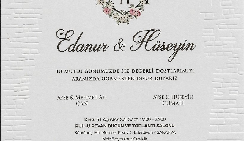 Hüseyin Cumalı evleniyor
