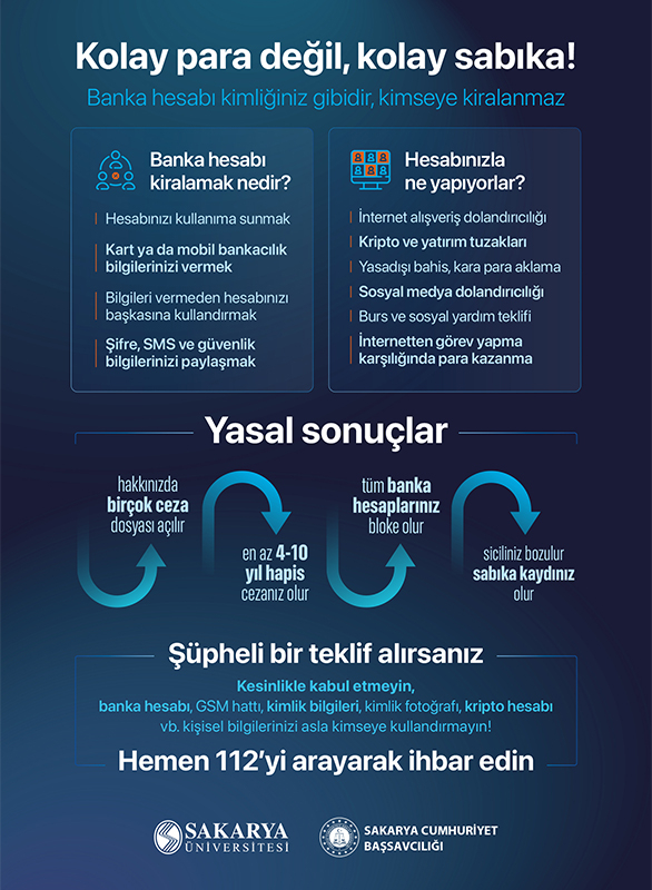 İBAN'ınızı kiralayıp hayatınızı karartmayın