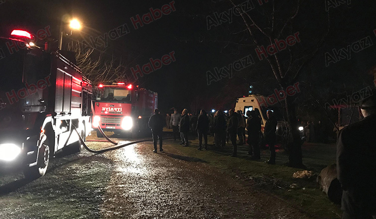 İki katlı ev alevlere teslim oldu