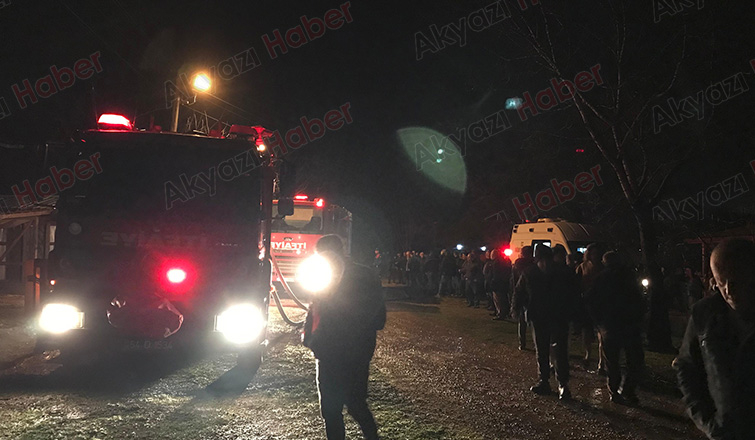 İki katlı ev alevlere teslim oldu