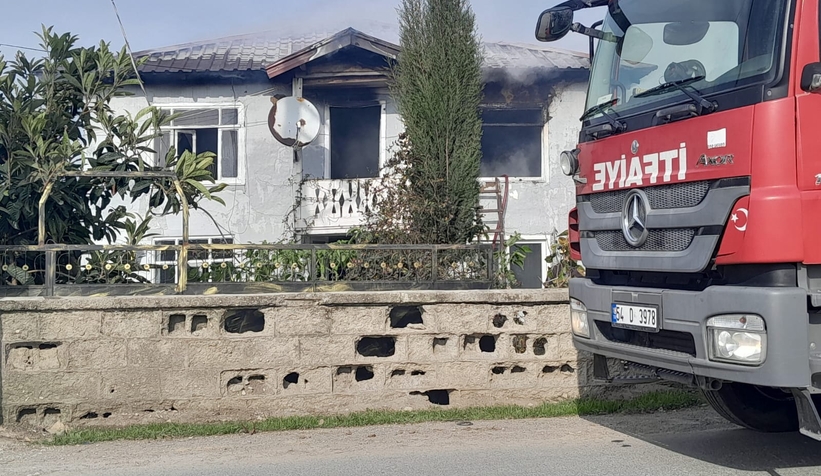 İki Katlı Evde Yangın