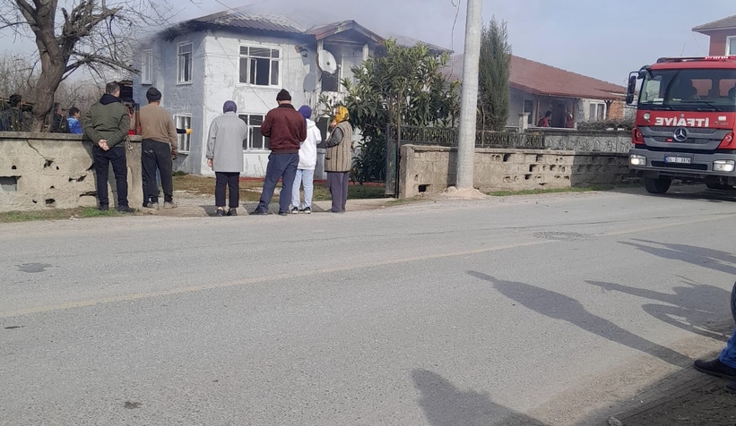 İki Katlı Evde Yangın