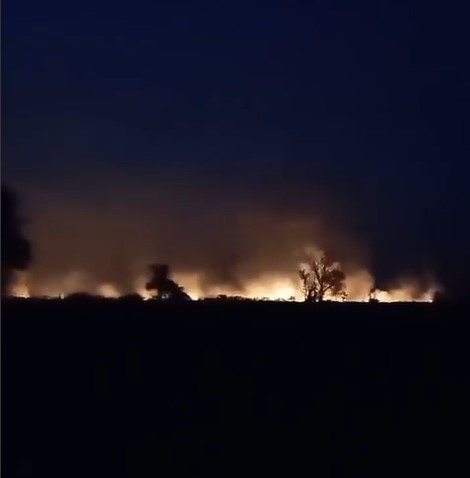 İki mahallede anız yangınları kontrolden çıktı