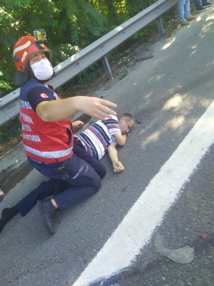 TEM’de feci kaza 1 ölü, 3 yaralı