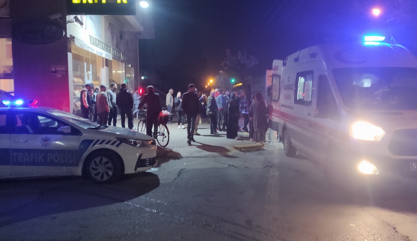 İki otomobilin çarpışması sonucu 2 kişi yaralandı