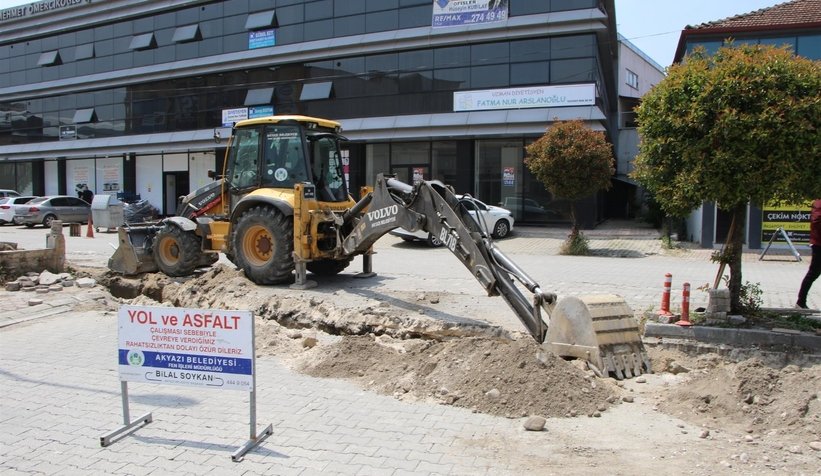 İlçe merkezinde çalışma başladı