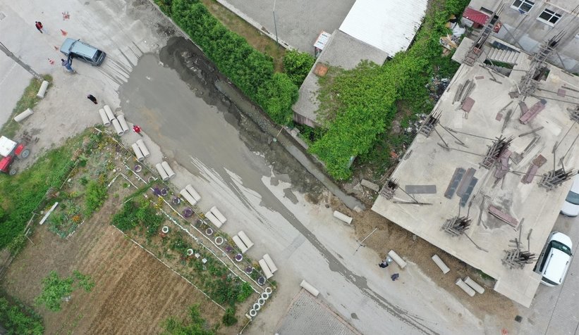 İlçe merkezinde çalışma başladı