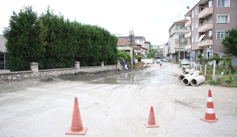 İlçe merkezinde çalışma başladı