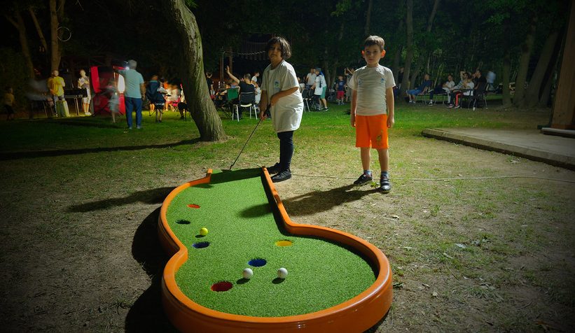 İlk kamp ateşi yandı, baba-çocuk kampı başladı