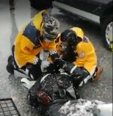 İlk müdahaleyi böyle yaptılar