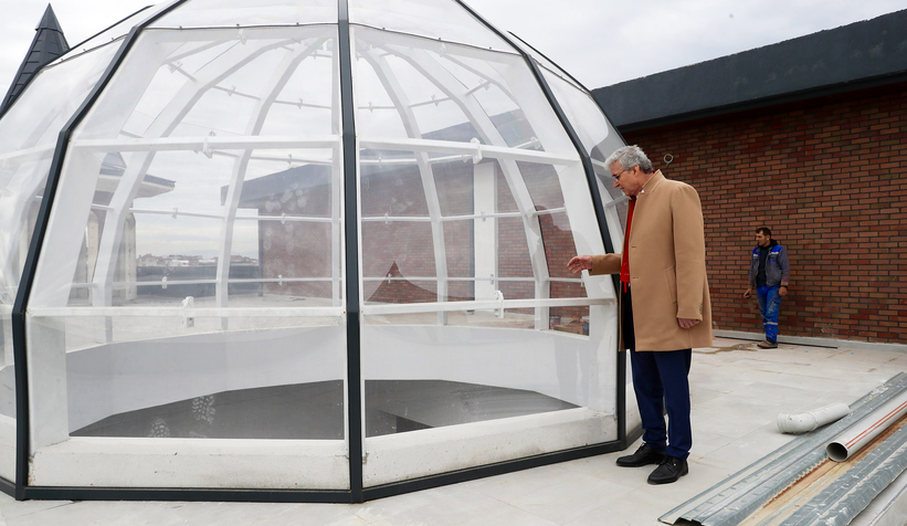 İmam Hatip Lisesi inşaatı tamamlanmak üzere