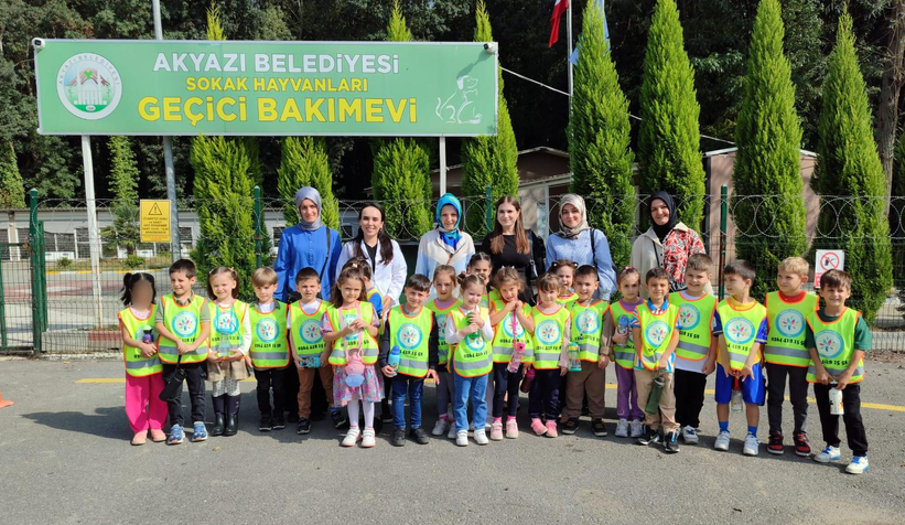 İnönü Anaokulu öğrencileri hayvan dostlarını unutmadı