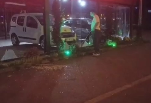 İş yeri kurşunlandı