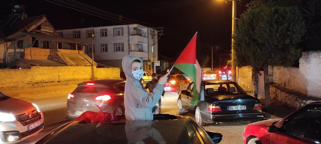 İsrail'e tepki, Filistin'e destek konvoyu