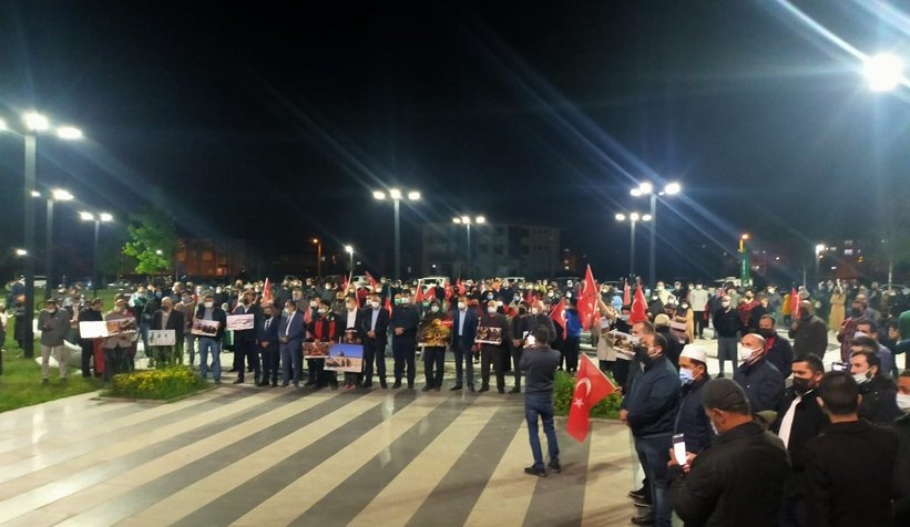 İsrail'e tepki, Filistin'e destek konvoyu