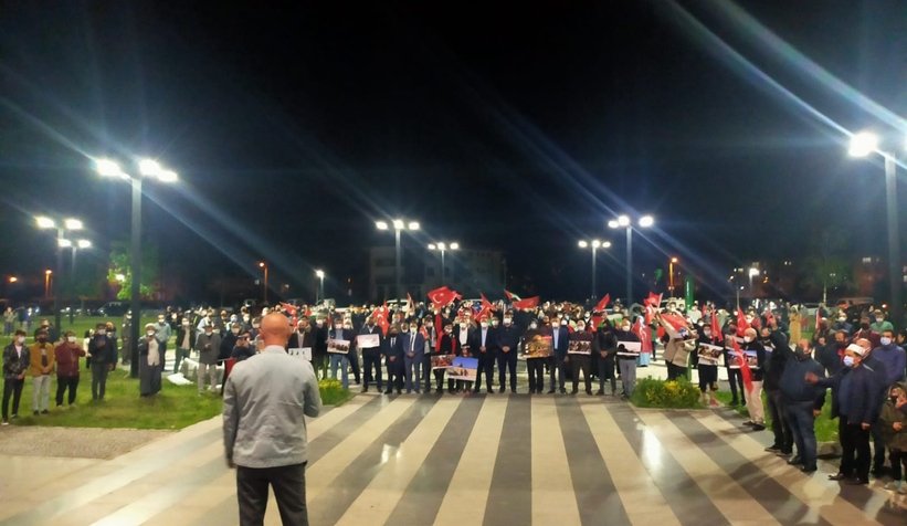 İsrail'e tepki, Filistin'e destek konvoyu