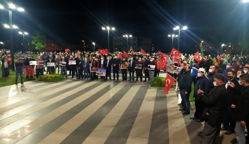 İsrail'e tepki, Filistin'e destek konvoyu