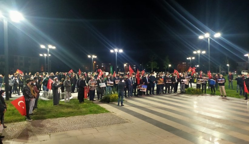 İsrail'e tepki, Filistin'e destek konvoyu