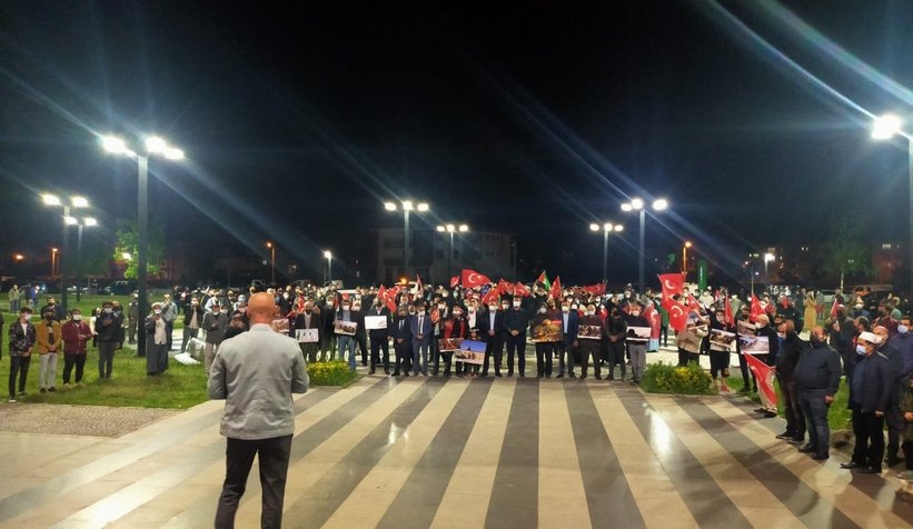 İsrail'e tepki, Filistin'e destek konvoyu