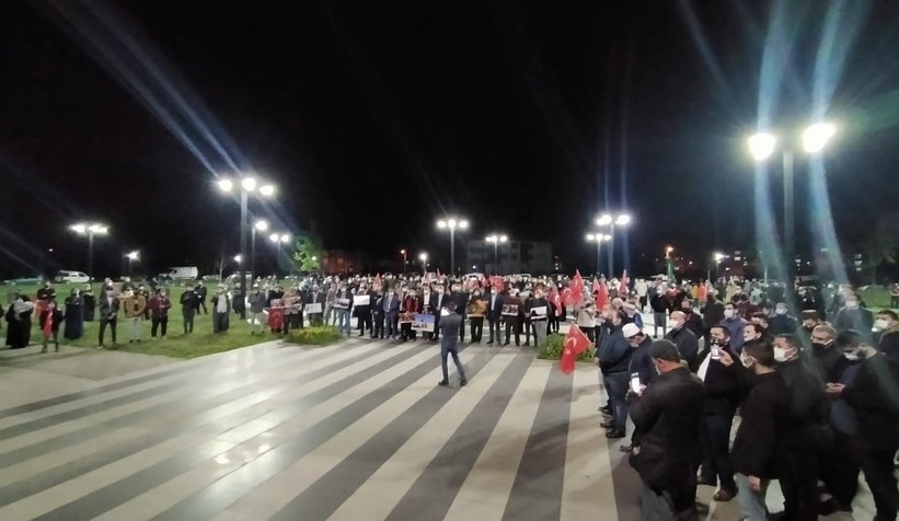 İsrail'e tepki, Filistin'e destek konvoyu