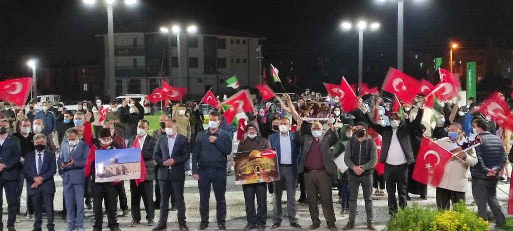 İsrail'e tepki, Filistin'e destek konvoyu