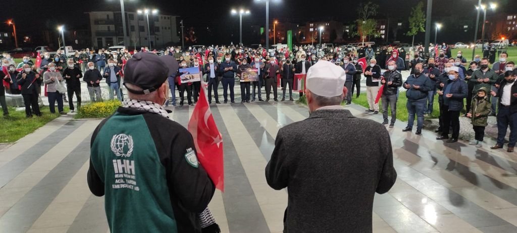 İsrail'e tepki, Filistin'e destek konvoyu