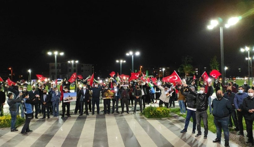 İsrail'e tepki, Filistin'e destek konvoyu