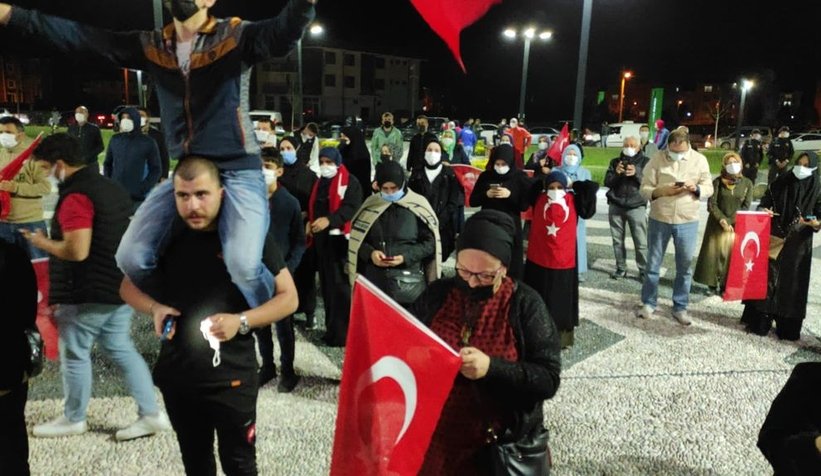 İsrail'e tepki, Filistin'e destek konvoyu