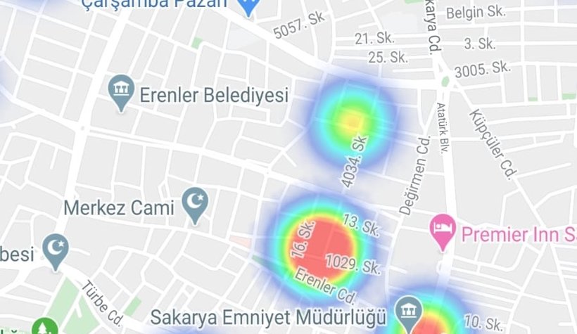 İşte ilçe ilçe koronavirüs haritası....