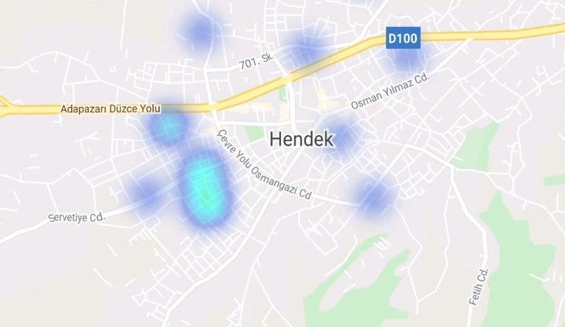 İşte ilçe ilçe koronavirüs haritası....