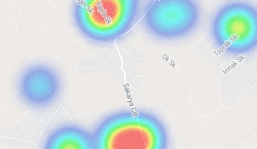 İşte Sakarya'nın ilçe ilçe korona haritası