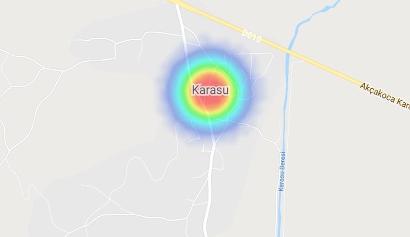 İşte Sakarya'nın ilçe ilçe korona haritası