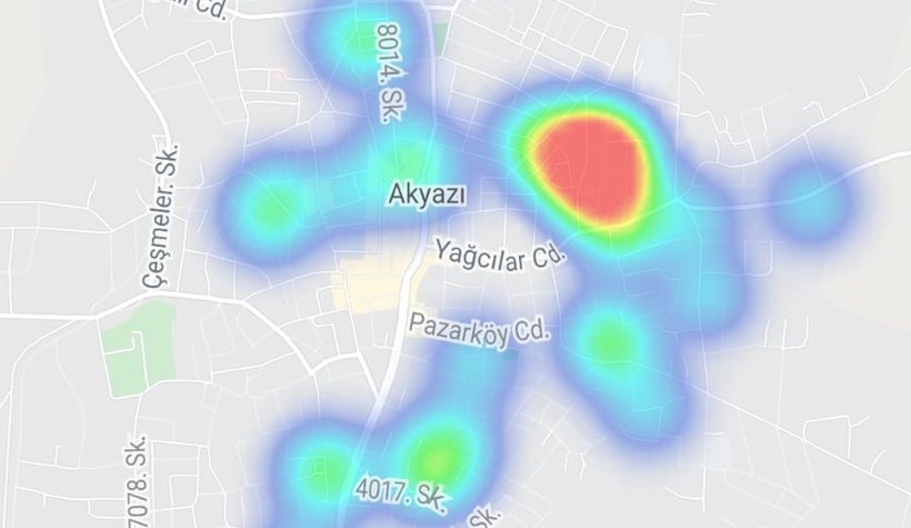 İşte Sakarya'nın ilçe ilçe korona haritası