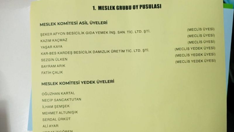 İşte STB komite seçimlerinde kazanan listeler