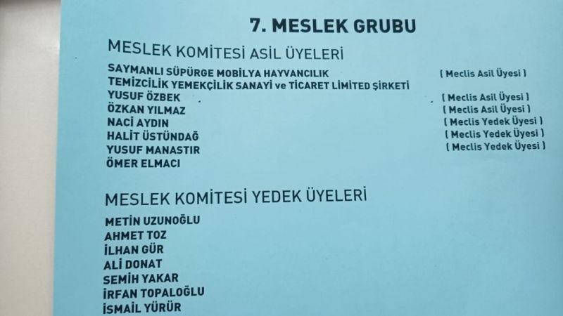 İşte STB komite seçimlerinde kazanan listeler