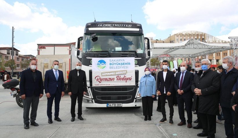 İyilik tırı Şırnak’a ulaştı