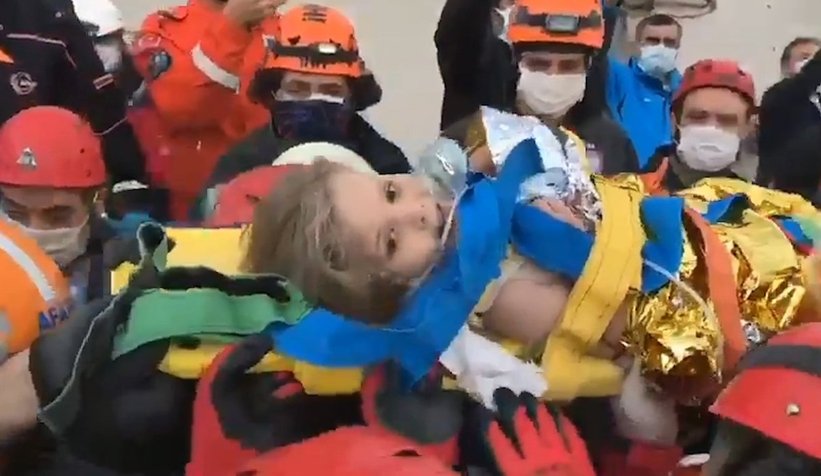 İzmir'de 91 saat sonra Ayda mucisesi