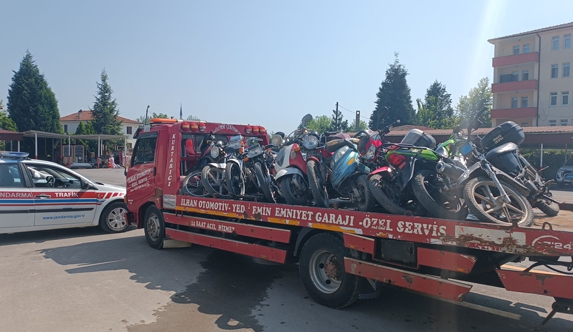 Jandarma trafik timleri huzur bozan motosikletlere savaş açtı