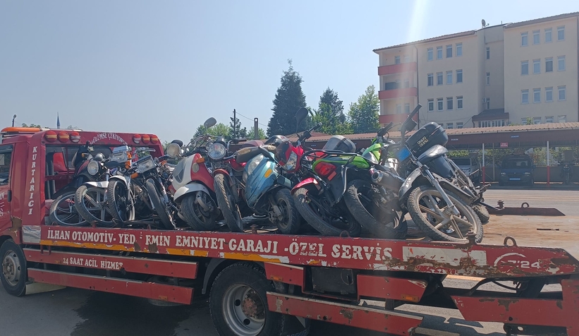 Jandarma trafik timleri huzur bozan motosikletlere savaş açtı